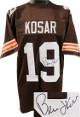 Bernie Kosar signed Brown TB Custom Stitched Pro Style Football Jersey XL- JSA Witnessed Hologram