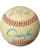 Jimmy Key & Don Mincher dual signed Major League Pro Ball Baseball sig bleed- JSA #NN13616 (Baltimore Orioles)