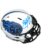 Eddie George signed Tennessee Titans Riddell Lunar Eclipse Mini Helmet #27- Beckett Witnessed #WH09957