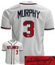 Dale Murphy signed Atlanta White Custom Stitched Baseball Jersey XL- JSA Witnessed Hologram