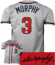 Dale Murphy signed Atlanta Gray TB Custom Stitched Baseball Jersey XL- JSA Witnessed Hologram