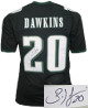 Brian Dawkins signed Philadelphia Black Custom Stitched Pro Style Football Jersey #20 XL- JSA Witnessed