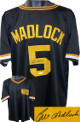 Bill Madlock signed Pittsburgh Black TB Mad Dog Custom Stitched Baseball Jersey XL- JSA