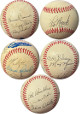 Gary Carter/Felipe Alou/Lou Brock/Bob Gibson/John McHale/Gene Mauch signed Montreal Expos Logo Baseball 12-sigs-Becket Review