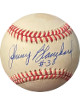 Johnny Blanchard signed ROAL Rawlings Official American League Baseball #38 toned (New York Yankees)