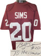 Billy Sims signed Oklahoma Maroon Custom Stitched College Football Jersey #20 78 Heisman XL- JSA Witnessed