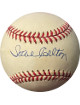 Steve Carlton signed ROAL Rawlings American League Baseball minor tone spots- Beckett (Phillies/Cardinals/10xAS/4X CY)