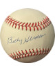 Billy Herman signed RONL Rawlings Official National League Baseball imperfect (Chicago Cubs)