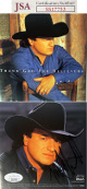 Mark Chesnutt signed 1997 Thank God For Believers Album Inside Cover w/ CD & Case- JSA #SS17753