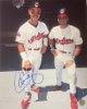 Carlos Baerga signed Cleveland Indians 8x10 Photo- AWM Hologram