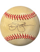 Jim Palmer signed ROAL Rawlings Official American League Baseball toned (Baltimore Orioles)