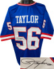 Lawrence Taylor signed New York Blue TB Custom Stitched Pro Style Football Jersey- JSA Witnessed Hologram