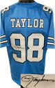 Lawrence Taylor signed North Carolina Blue Custom Stitched College Football Jersey XL- JSA Witnessed