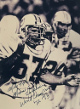 Michael Kolen signed Miami Dolphins Vintage B&W 5x7 Photo with World Champions 72 73 (Captain Crunch)