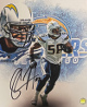 Shawne Merriman signed San Diego Chargers 8x10 Photo #56- AWM Hologram