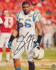 Shawne Merriman signed San Diego Chargers 8x10 Photo #56- AWM Hologram