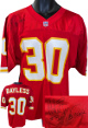 Martin Bayless signed Official Wilson NFL Authentic Onfield Kansas City Chiefs Jersey- Beckett Review- #30- Size 46