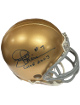 Joe Theismann signed Notre Dame Fighting Irish Riddell Mini Helmet CHOF 2003- Creative Sports Hologram