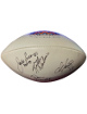 Dan Marino/Dan Dierdorf/Jackie Smith/Keith Wortman signed Wilson NFL SB XXX Logo Football (4-sigs)- Beckett Review