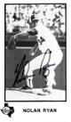 Nolan Ryan signed Texas Rangers 3x5 B&W Photo Post Card- COA