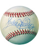 Sandy Alomar signed ROAL Rawlings Official American League Baseball #15 imperfect (Cleveland Indians)