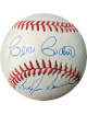 Cesar Cedeno/Billy Joe Bowman dual signed RONL Rawlings Official National League Baseball- JSA #NN13629 (Houston Astros)