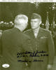 2nd LT. Arthur J. Jackson signed WWII Vintage B&W 8x10 Photo- JSA #SS17638- USMC, Peleliu/9-18-44/Medal of Honor w/ Truman