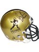 Gary Beban signed Heisman Authentic Gold Mini Helmet 67 Heisman (UCLA Bruins)- JSA Hologram #CC09402