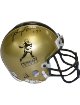 Johnny Lattner signed Gold Heisman Authentic Mini Helmet '53 (Notre Dame Fighting Irish)