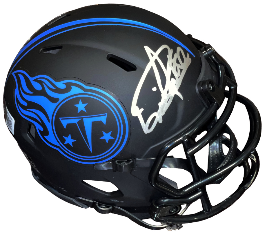 Derrick Henry signed Tennessee Titans Eclipse Speed Mini Helmet #22- Beckett Witnessed