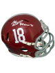 Bryce Young signed Alabama Crimson Tide Riddell #18 Speed Mini Helmet Heisman '21- Beckett/BAS Witnessed