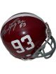 Marty Lyons signed Alabama Crimson Tide Riddell #93 Mini Helmet- COA