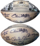 Black College Football HOF Logo Football- 8 sigs Charlie Joiner, Elvin Bethea, Kenny Houston, Ed "Too Tall" Jones- BAS