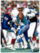 Warren Moon signed Houston Oilers 8.5X11 Photo #1 w/ HOF 06 COA (Exclusive Oiler Team Image)