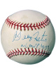 George Foster signed Rawlings Official Major League Baseball NL MVP 1977 very minor tone spots- COA (Cincinnati Reds)