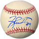 Terry Pendleton signed Rawlings Official Major League Baseball #9- COA (Cardinals/Braves)