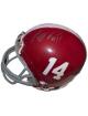 Phillip Sims signed Alabama Crimson Tide Riddell NCAA #14 Mini Helmet- COA