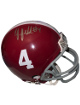 TJ (T.J.) Yeldon signed Alabama Crimson Tide Riddell NCAA #4 Mini Helmet- COA (National Champs)