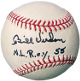 Bill Virdon signed Rawlings Official Major League Baseball NL ROY 55- COA (St. Louis Cardinals)