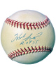 Herb Score signed ROAL Rawlings Official American League Baseball ROY 55 minor tone- COA (Cleveland Guardians)