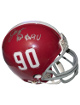 Jarran Reed signed Alabama Crimson Tide Riddell NCAA #90 Mini Helmet- COA (2015 Natl Champs)