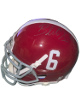 Blake Sims signed Alabama Crimson Tide Riddell NCAA #6 Mini Helmet- COA (2012-2013 BCS Natl Champs)