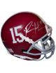 Ronnie Harrison signed Alabama Crimson Tide Schutt #15 Authentic Mini Helmet- COA (2015/2017 Natl Champ/Colts)