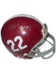 Christion Jones signed Alabama Crimson Tide Riddell Speed #22 Mini Helmet COA (2012/2013 National Champs)