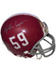 Sylvester Croom signed Alabama Crimson Tide Riddell Speed #59 Mini Helmet COA (Coach/Chaplain/Miss State)