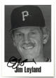 Jim Leyland signed Pittsburgh Pirates Vintage B&W 3.5x5 Photo- COA (Manager)