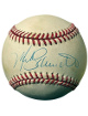 Mike Schmidt signed RONL Rawlings Official National League Baseball minor tone- COA (Philadelphia Phillies)