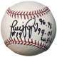 Luis Soto signed Rawlings Official MLB Baseball w/ 96, 98, 99 World Series Champ COA (Yankees/Mariners)