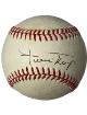 Willie Mays signed Official Rawlings National League RONL Baseball minor toning- Beckett Review (San Francisco Giants)