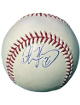 Dmitri Young signed Official Rawlings Major League Baseball- COA (Cardinals/Tigers/Nationals)